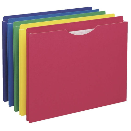 Pendaflex 1" Expansion Assorted Filing Jackets - Letter Size - 10 Pack