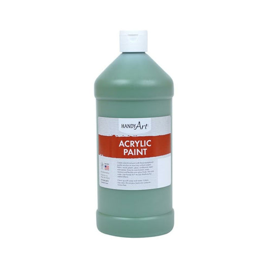 Peinture acrylique Handy Art, oxyde vert, 946 ml.