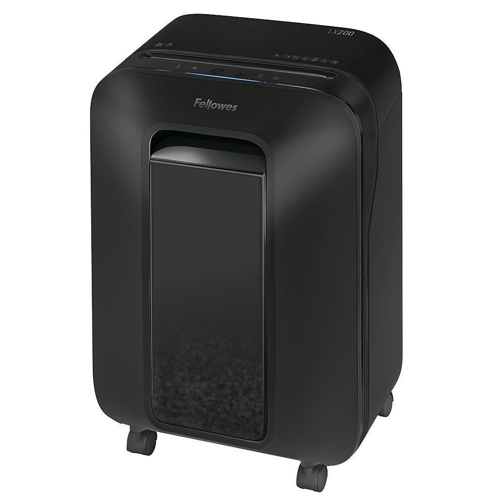 Fellowes Powershred LX200 12-Sheet Micro-Cut Shredder - Black