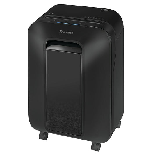 Fellowes Powershred LX200 12-Sheet Micro-Cut Shredder - Black