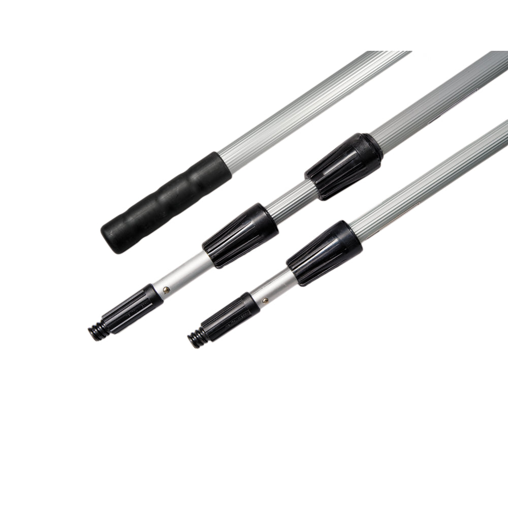 Vileda 3-Piece Telescopic Pole - Aluminum - 15'