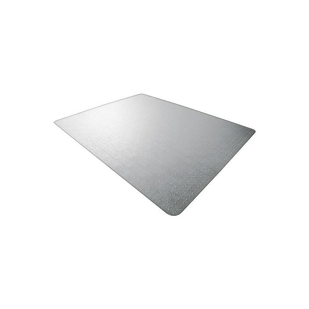 Tapis de sol en polycarbonate transparent ClearTex pour moquette à poils ras/moyens, 48" x 60"