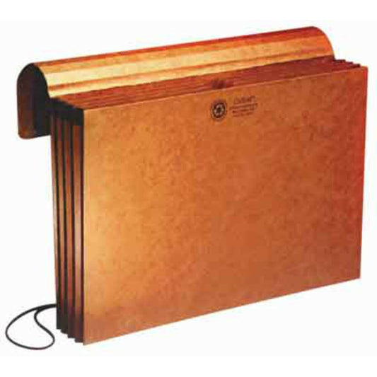Enveloppes extensibles Pendaflex à fermeture élastique, 6 pochettes, fibre rouge, format légal, extension de 5 1/4 po