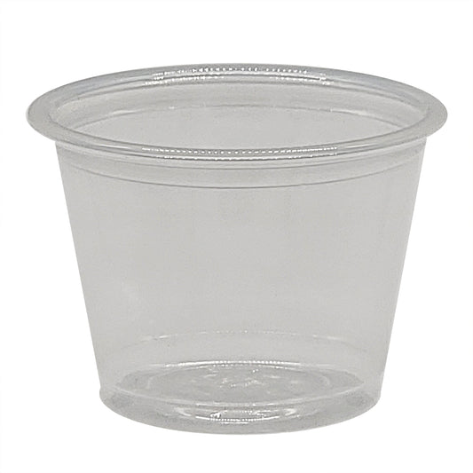 SOMI 1 oz Plastic Portion Cup - Clear - 2500 Pack
