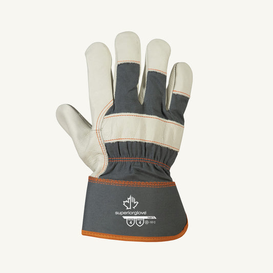 Endura Leather Multipurpose Gloves - Grey - Large - 12 Pack - 76BFTL