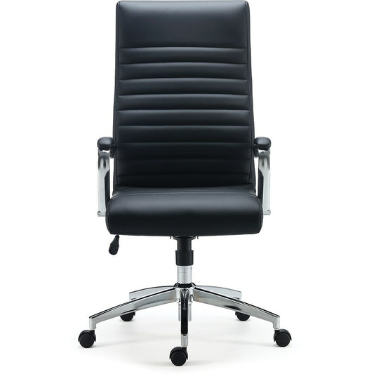 Staples Bentura Bonded Leather Manager's Chair - Black