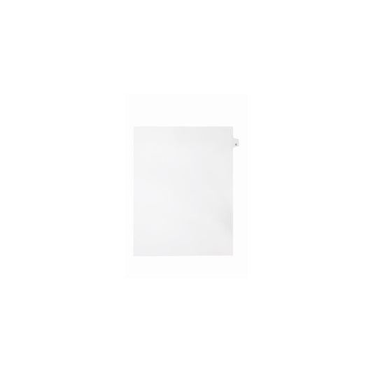 Onglets Sterling Alpha Singles, lettre C, blancs, format lettre, coupe 1/26e, paquet de 25