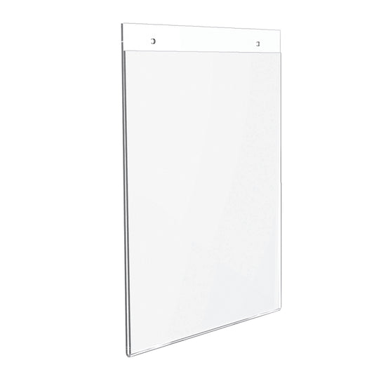 Porte-affiche mural Deflecto Classic Image - Portrait - 8 1/2" L x 11" H - Transparent