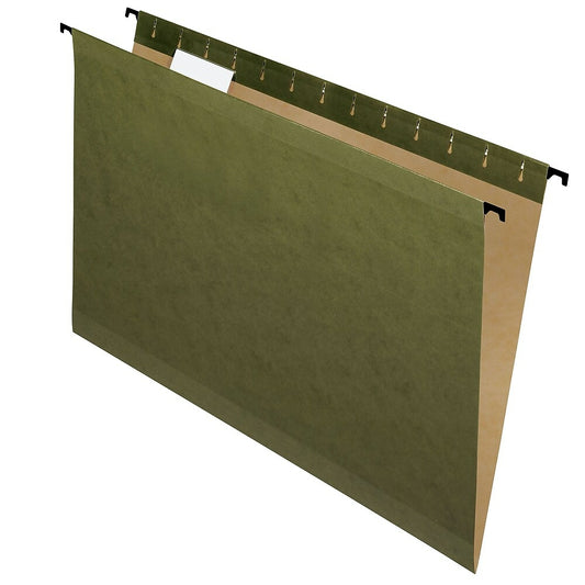 Pendaflex SureHook Reinforced Standard Green Hanging File Folders - Legal Size - 20 Pack