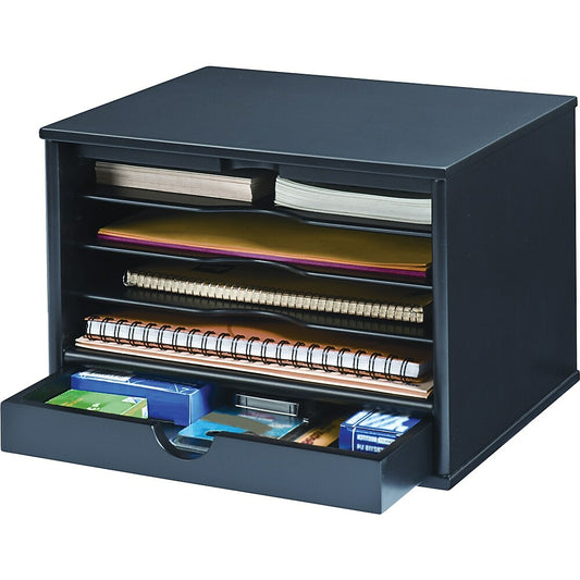 Organiseur de bureau Victor Wood - Noir nuit (4720-5)