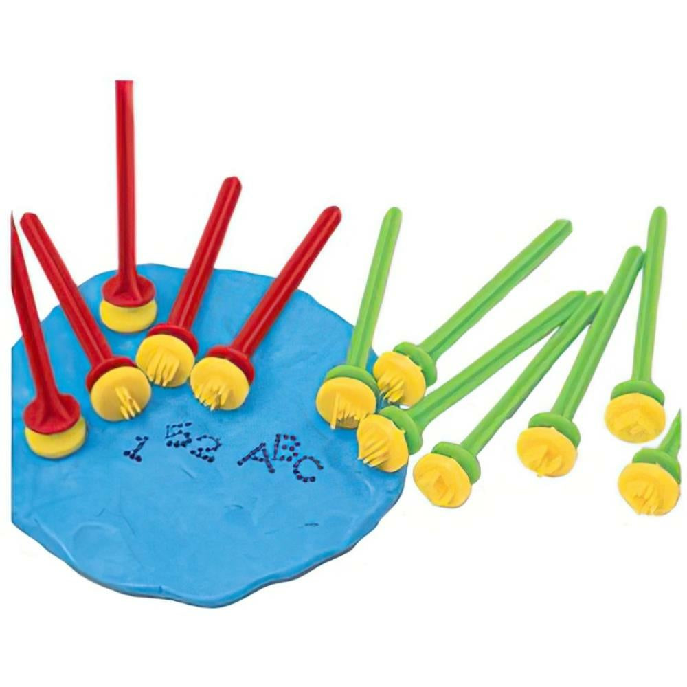 Marvel Education Cre8tive Minds Alphabet & Number Clay Stampers - Assorted Patterns - 36 Set