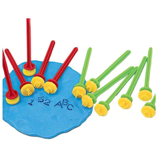 Marvel Education Cre8tive Minds Alphabet & Number Clay Stampers - Assorted Patterns - 36 Set