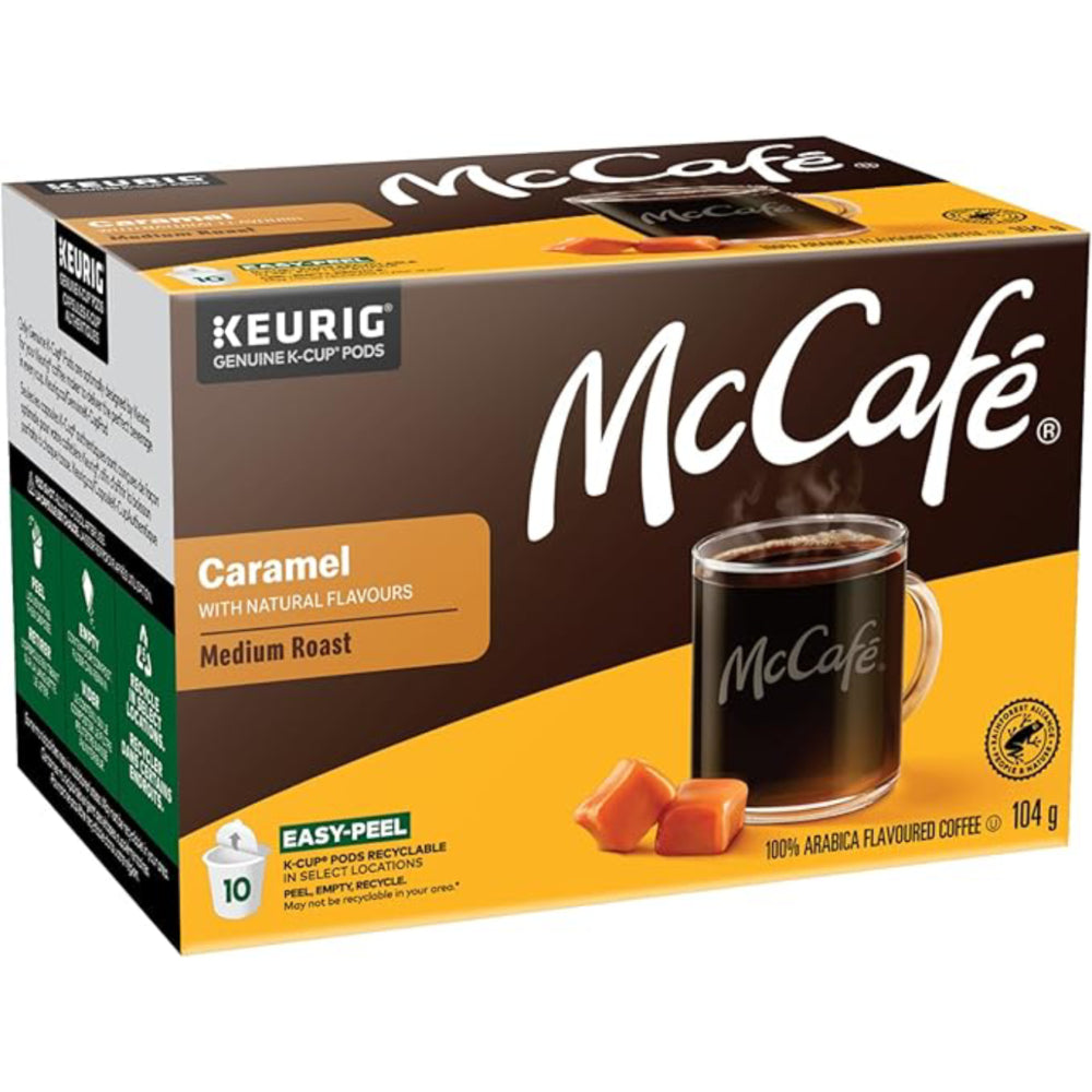 McCafé K-Cup Coffee Pods - Caramel Premium Medium Roast - 10 Pack