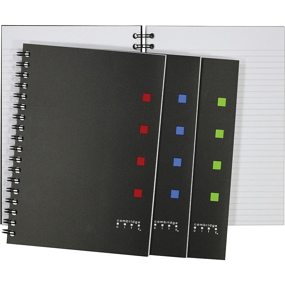 Carnet de notes Cambridge City, 28 x 23 cm, couleurs assorties, 70 pages