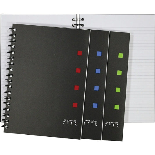 Carnet de notes Cambridge City, 28 x 23 cm, couleurs assorties, 70 pages