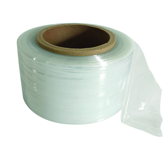 Film étirable Malpack Banding - Haute performance - 3" x 1000' - Calibre 80 - Transparent - Paquet de 18