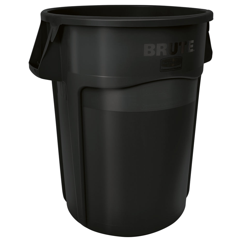 Poubelle ronde Rubbermaid - 32 gallons - Noir