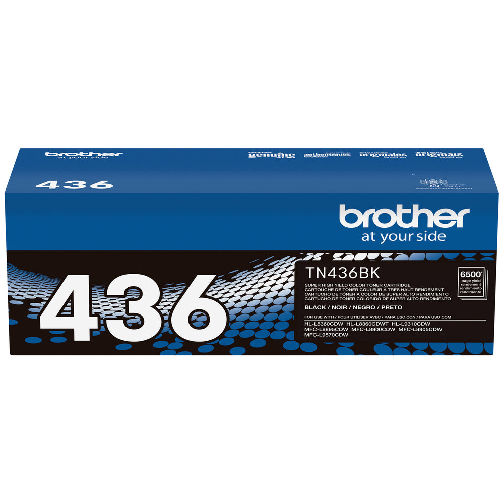 Brother TN436BK Toner Cartridge, Super High Yield (TN436BK)
