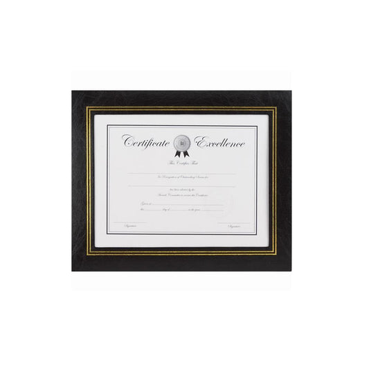 Cadre en cuir Staples - Format lettre - Noir - Lot de 2