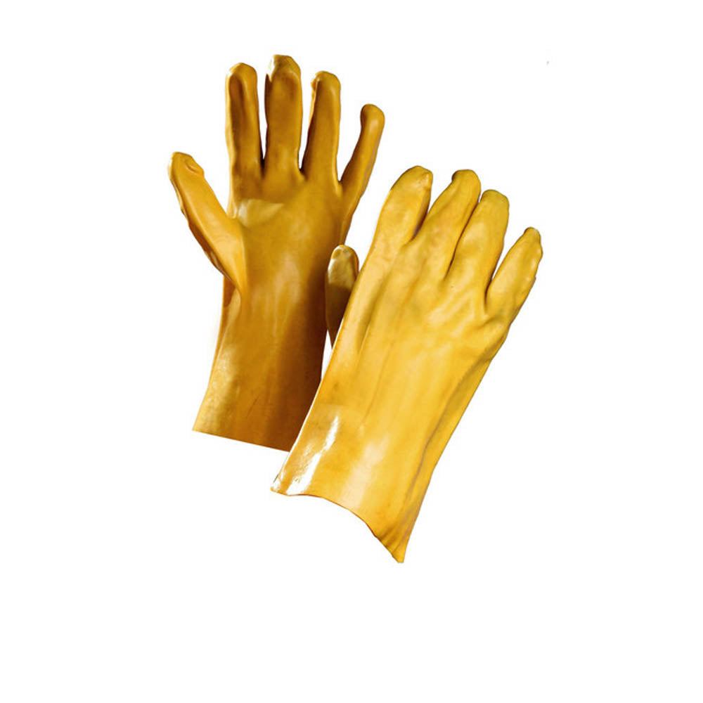 Gants Forcefield Premium enduits de PVC résistants aux produits chimiques - 30,5 cm - Jaune - Paire