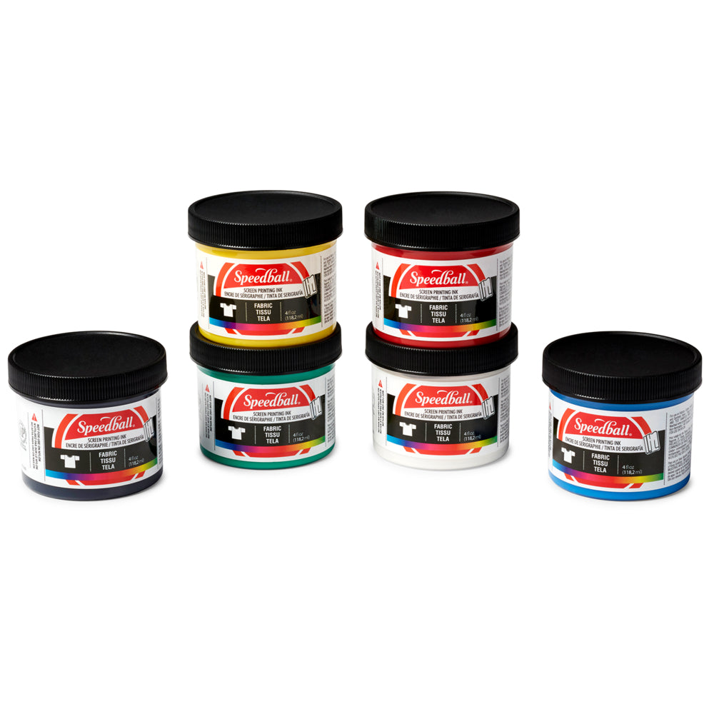 Speedall Fabric Screen Printing Ink Starter Set