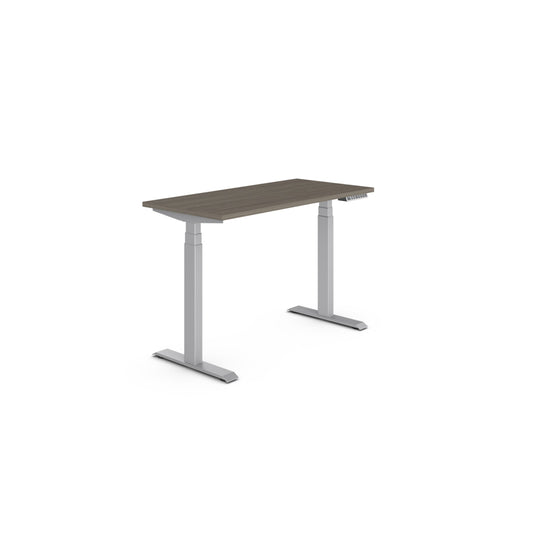 Offices to Go Newland Height Adjustable Desk - 48" x 24" - Grey