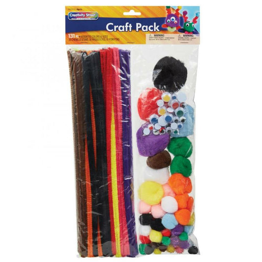 Pack d'artisanat Creativity Street, pack d'artisanat couleurs assorties, tailles assorties, 131/pqt.