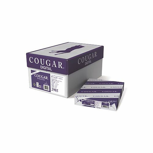Cougar Digital Cover White - 8 1/2" W x 11" H - 250 Sheets