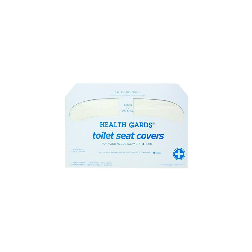 Hospeco Health Gards 1/2 Fold Toilet Seat Cover - 1000 Pack