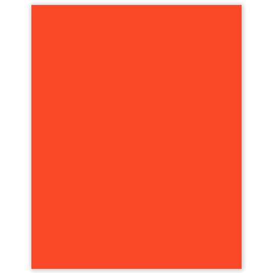 UCreate Neon Coated Poster Board, Neon Red, 55.9cm x 71.1cm, 25 Sheets/pkg