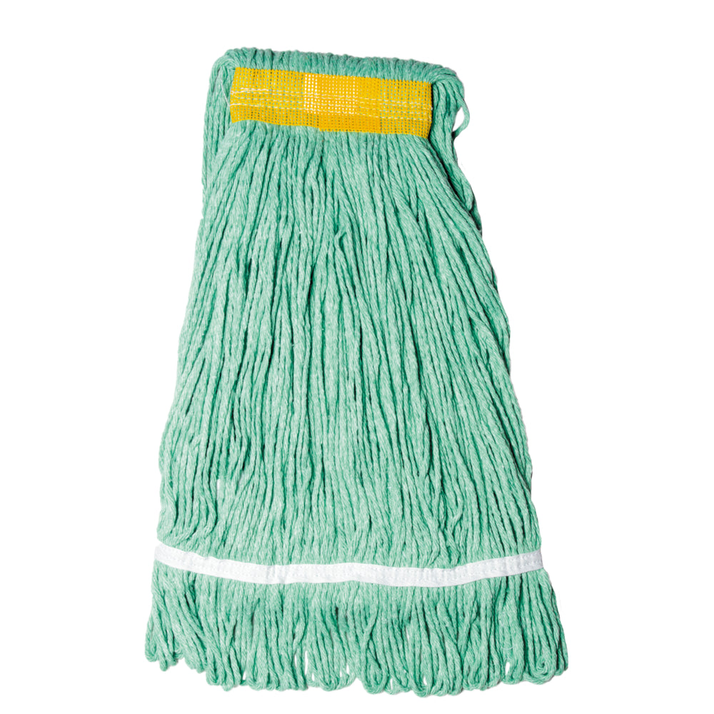 Tête de balai à franges étroite Vileda The Looper - 4 rangées cousues - Vert