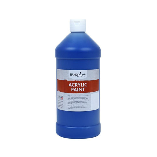 Peinture acrylique Handy Art, bleu phtalo, 946 ml