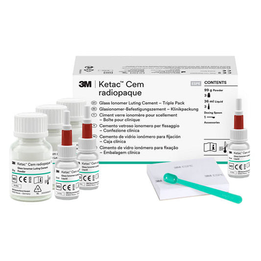 KETAC  Cem Radiopaque 3x33g pwd,3x12ml liq (Triple Pack), 3M #37231