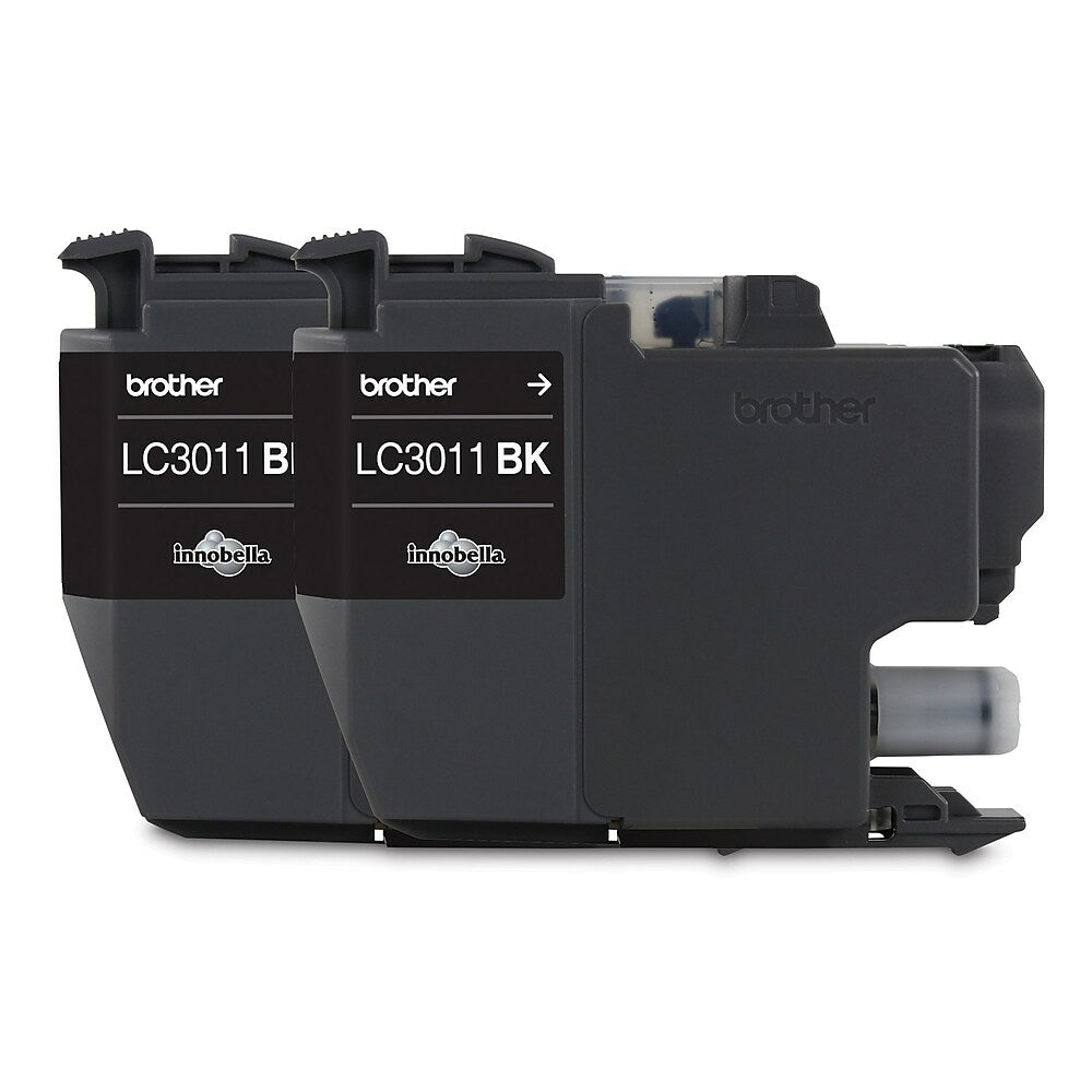 Brother LC30112PKS Black Ink Cartridge, 2 Pack