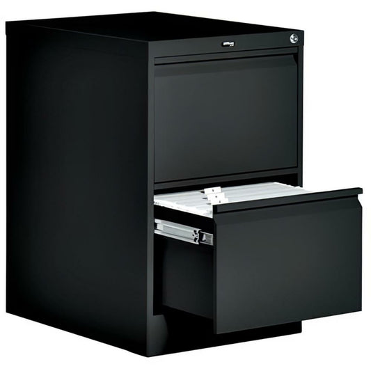 Vertical file 2 drawers legal Office To Go from Global black