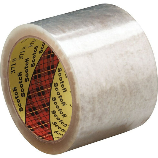 3M Scotch 371 Tape,  3" x 110 Yds. (72 mm x 100 m), 1.9-mil, Clear