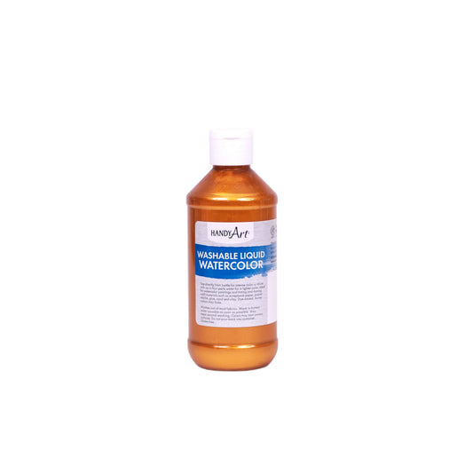 Handy Art Washable Metallic Liquid Watercolors - Treasure Gold - 237 mL