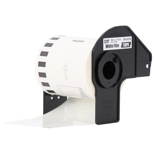 Ruban adhésif continu Brother - Noir sur blanc - 2,4" x 50'