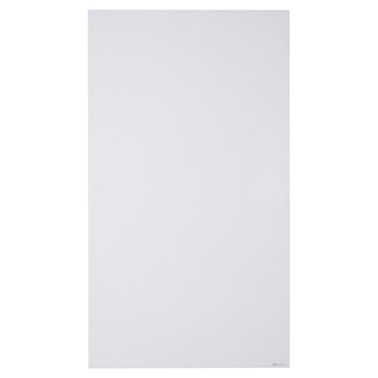 Quartet InvisaMount Magnetic Glass Dry-Erase Board - 42" x 74" - Vertical - White Surface - Frameless