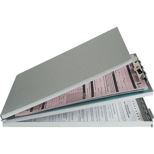 Staples Aluminum Letter Size Bottom-Hinged Form Holder