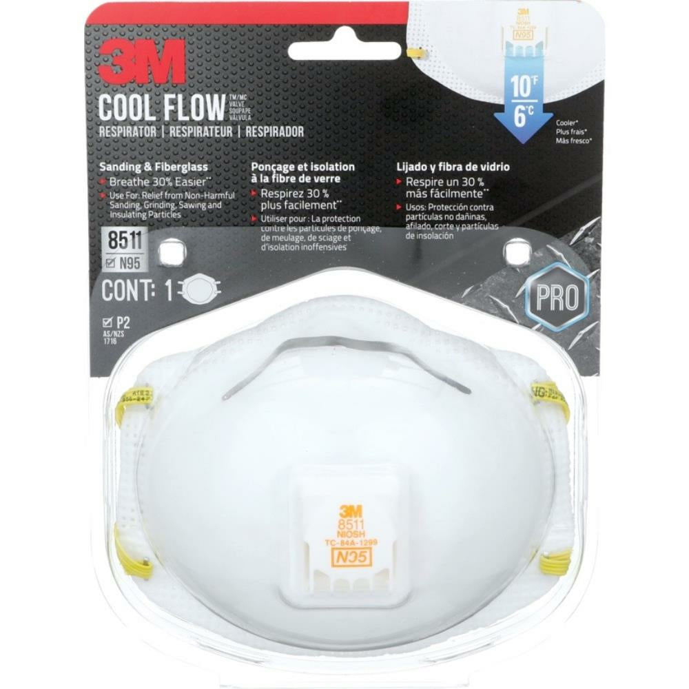 3M Cool Flow Sanding and Fibreglass N95 Respirator