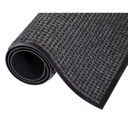 Tapis d'entrée Mat Tech Oxford Lite - 1,22 m x 1,82 m - Gris/Noir