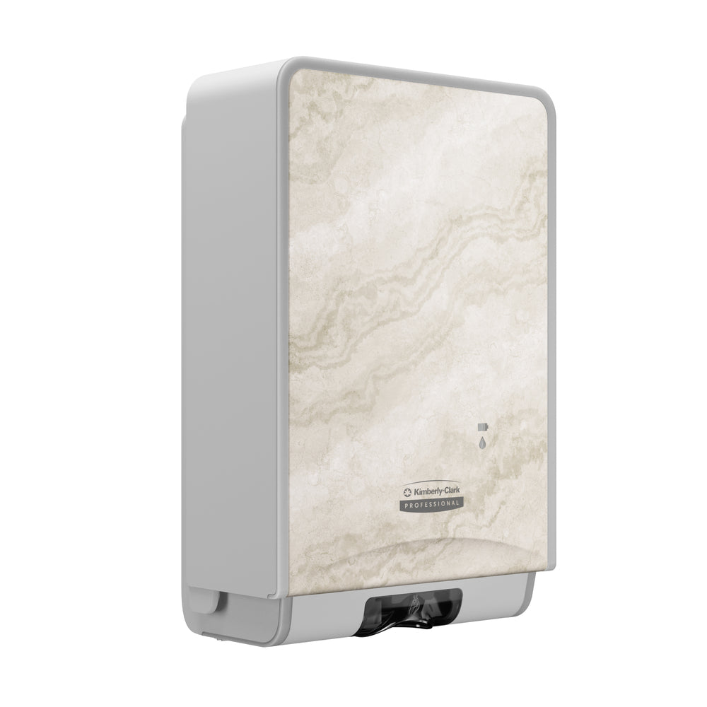 Kimberly-Clark Professional ICON Automatic Soap and Sanitizer Dispenser - with Warm Marble Design Faceplate