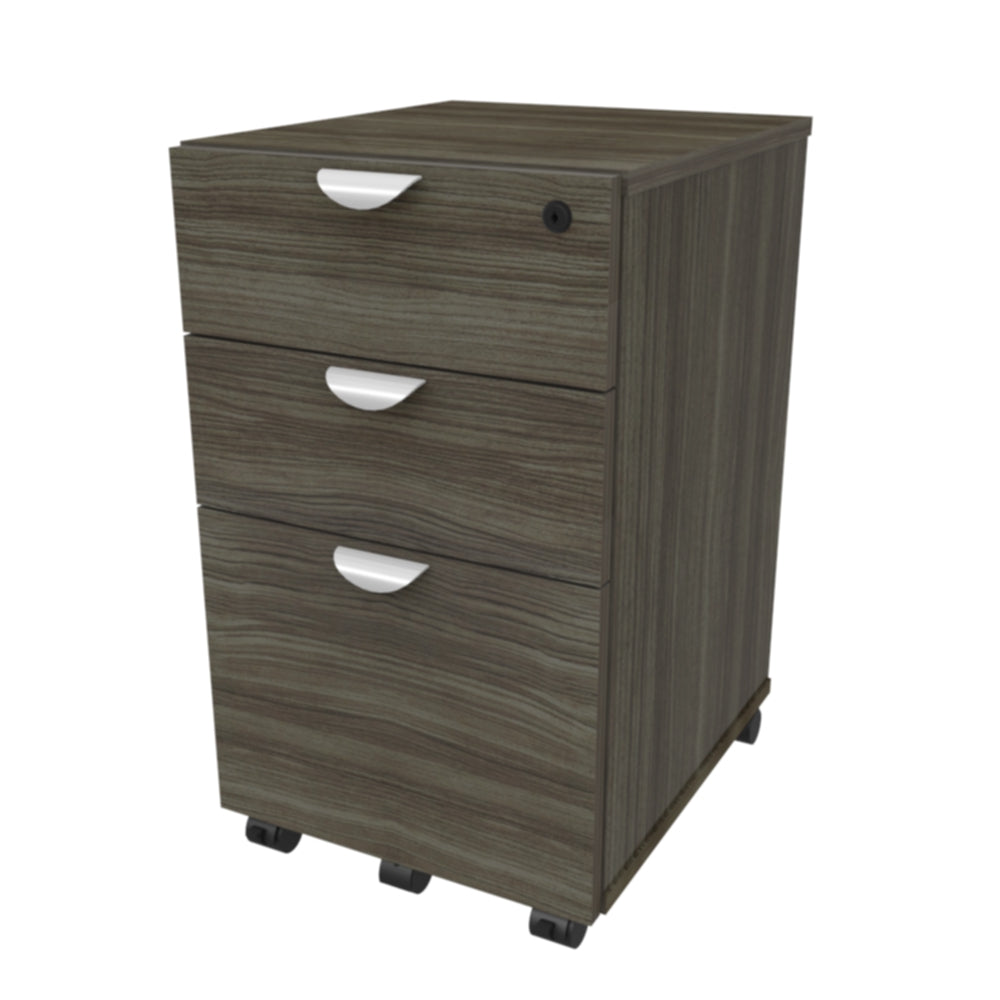 Heartwood Levels Mobile Box File Pedestal - Grey Dusk
