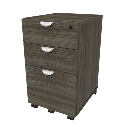 Heartwood Levels Mobile Box File Pedestal - Grey Dusk