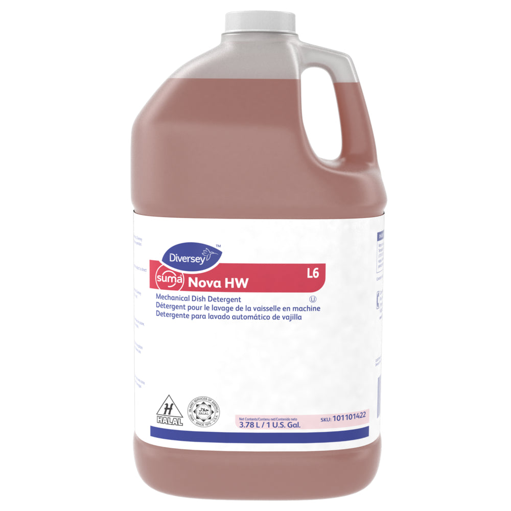 Diversey Suma Nova HW Mechanical Dish Detergent - 3.78L - 4 Pack