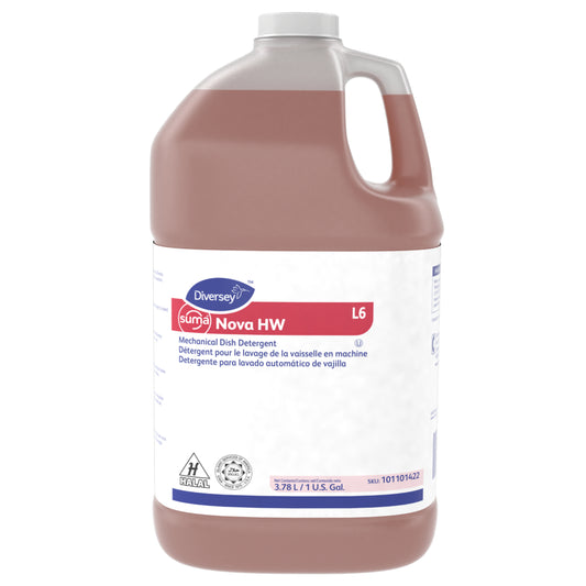 Diversey Suma Nova HW Mechanical Dish Detergent - 3.78L - 4 Pack