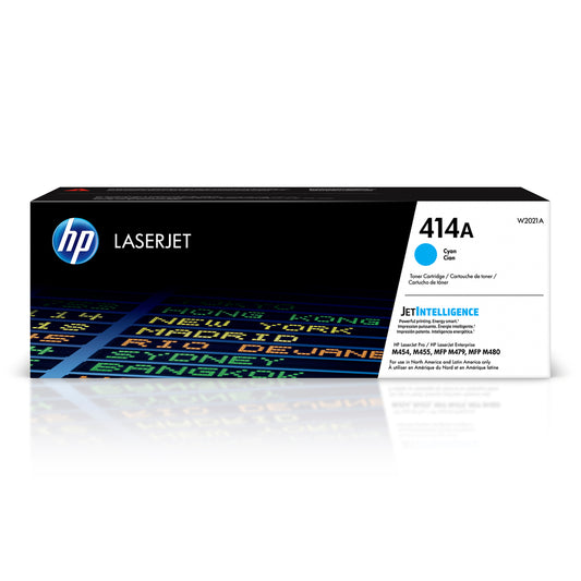 HP 414A (W2021A) Cyan Original LaserJet Toner Cartridge