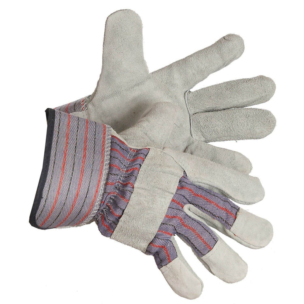 Gants de travail Forcefield « Split Shift » en cuir refendu doublés polaire – Lot de 2
