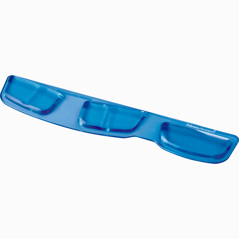 Fellowes Gel Keyboard Palm Support With Microban Protection - Blue